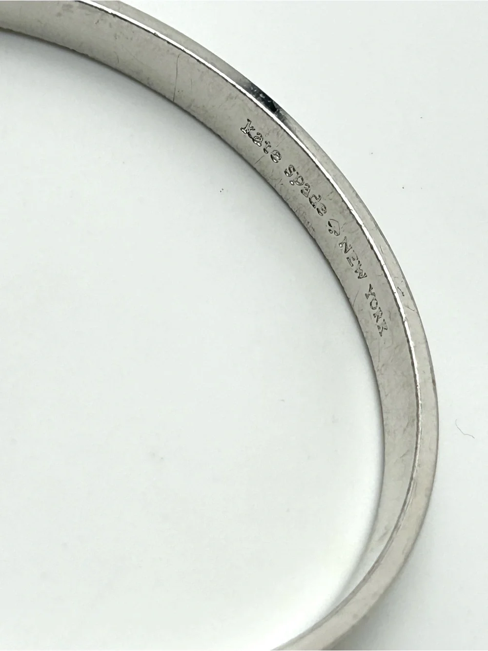Kate Spade Take a Bow Silver Bangle Bracelet - Picture 3 of 5